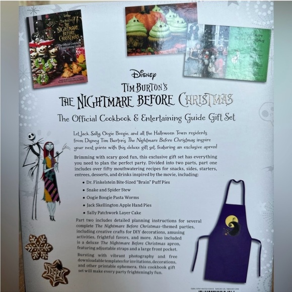 The Nightmare Before Christmas:
Official Cookbook & Entertaining Guide Gift Set - Picture 5 of 6